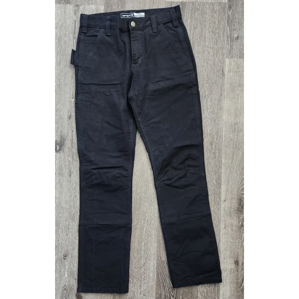 Carhartt Rugged Flex Slim Fit Double‑Knee Jeans Men's 30x30 Black
